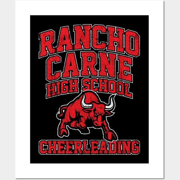 Rancho Carne High School Cheerleading Wall Art by huckblade